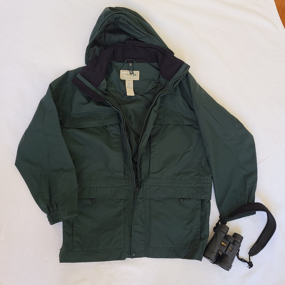 LL Bean Green All weather coat
